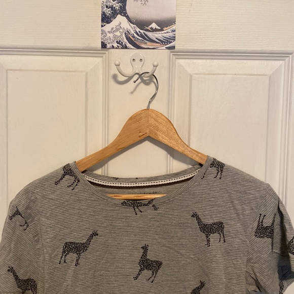 Anerkjendt Tops - Anerkjendt Llama Shirt - WS